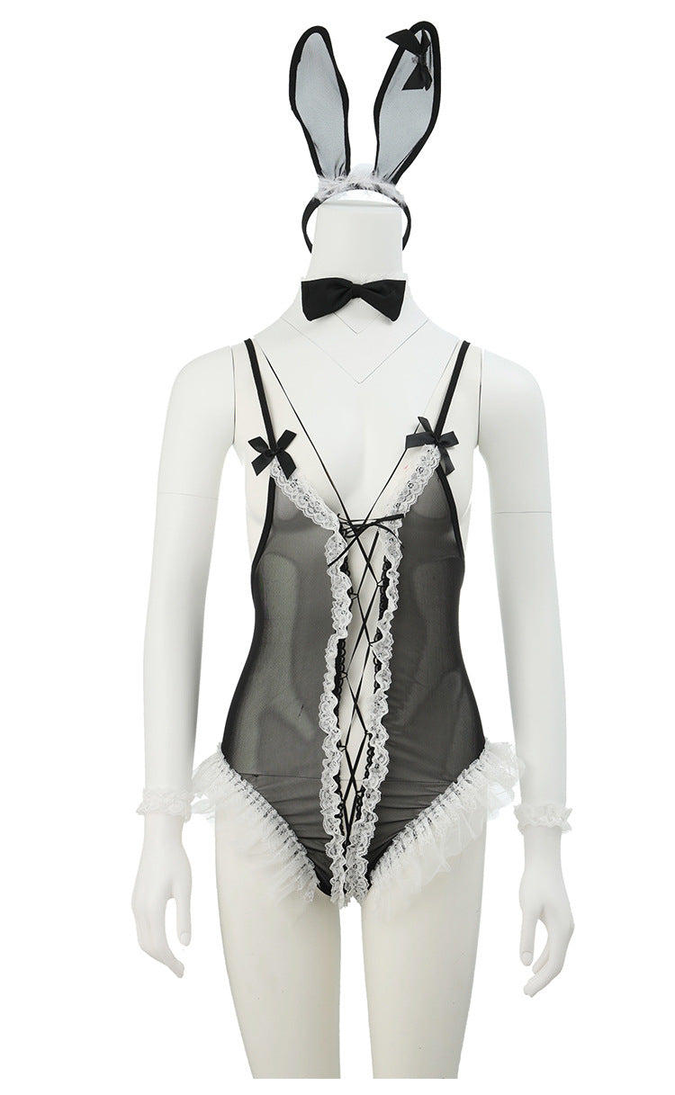 Bunny Open Crotch Set