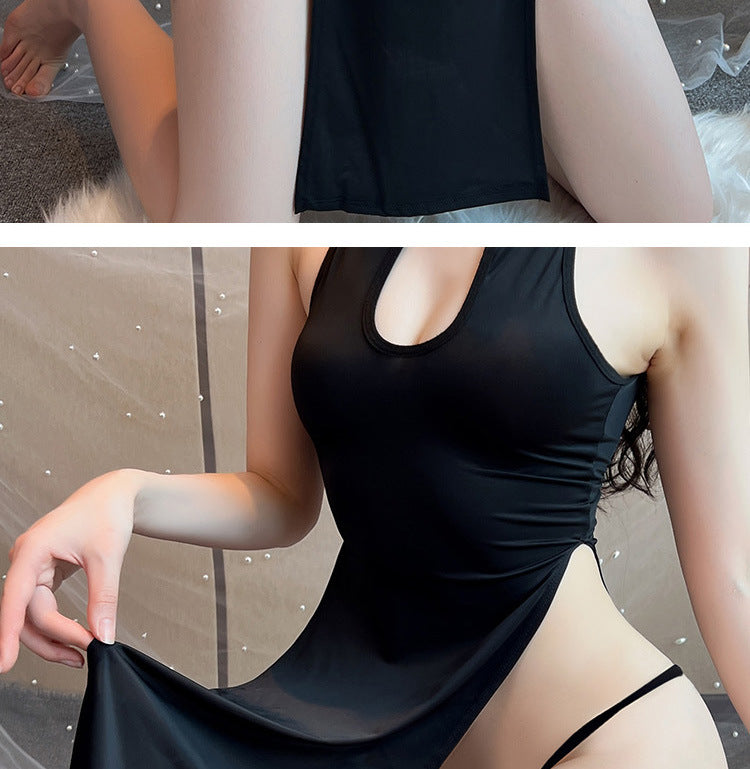 Backless Qipao Teddy