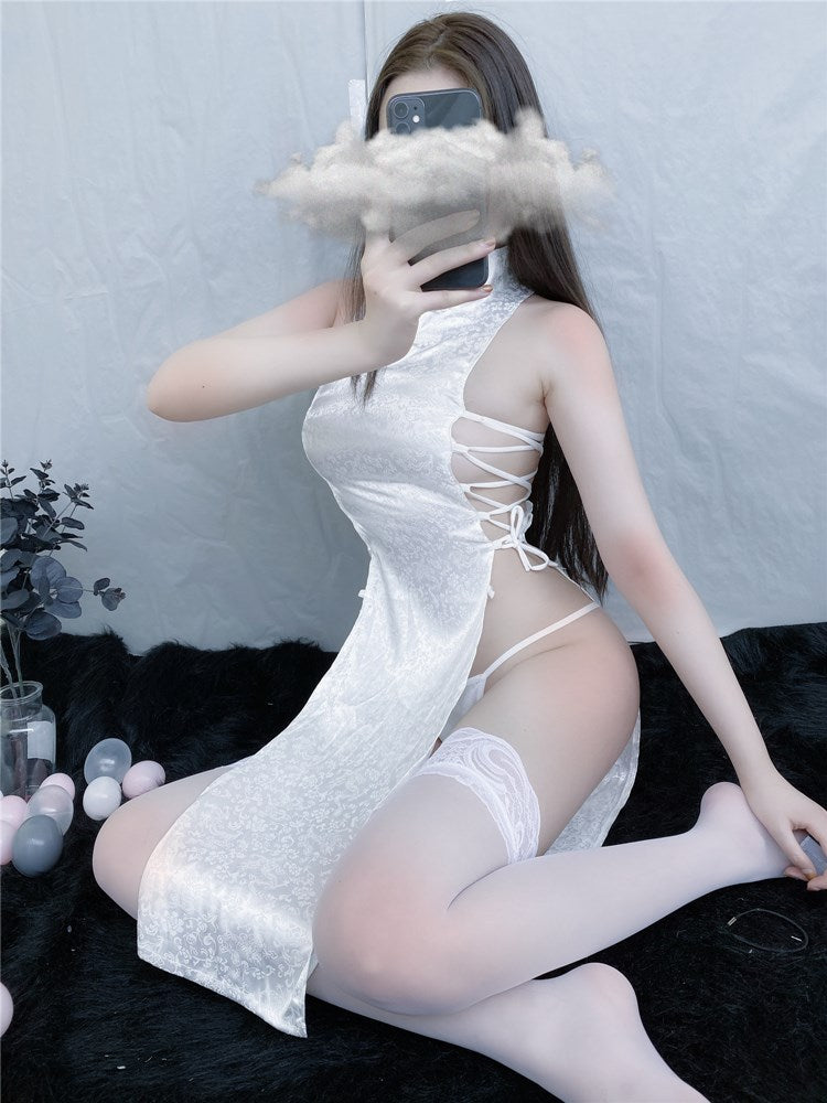 Side-Slit Qipao Set