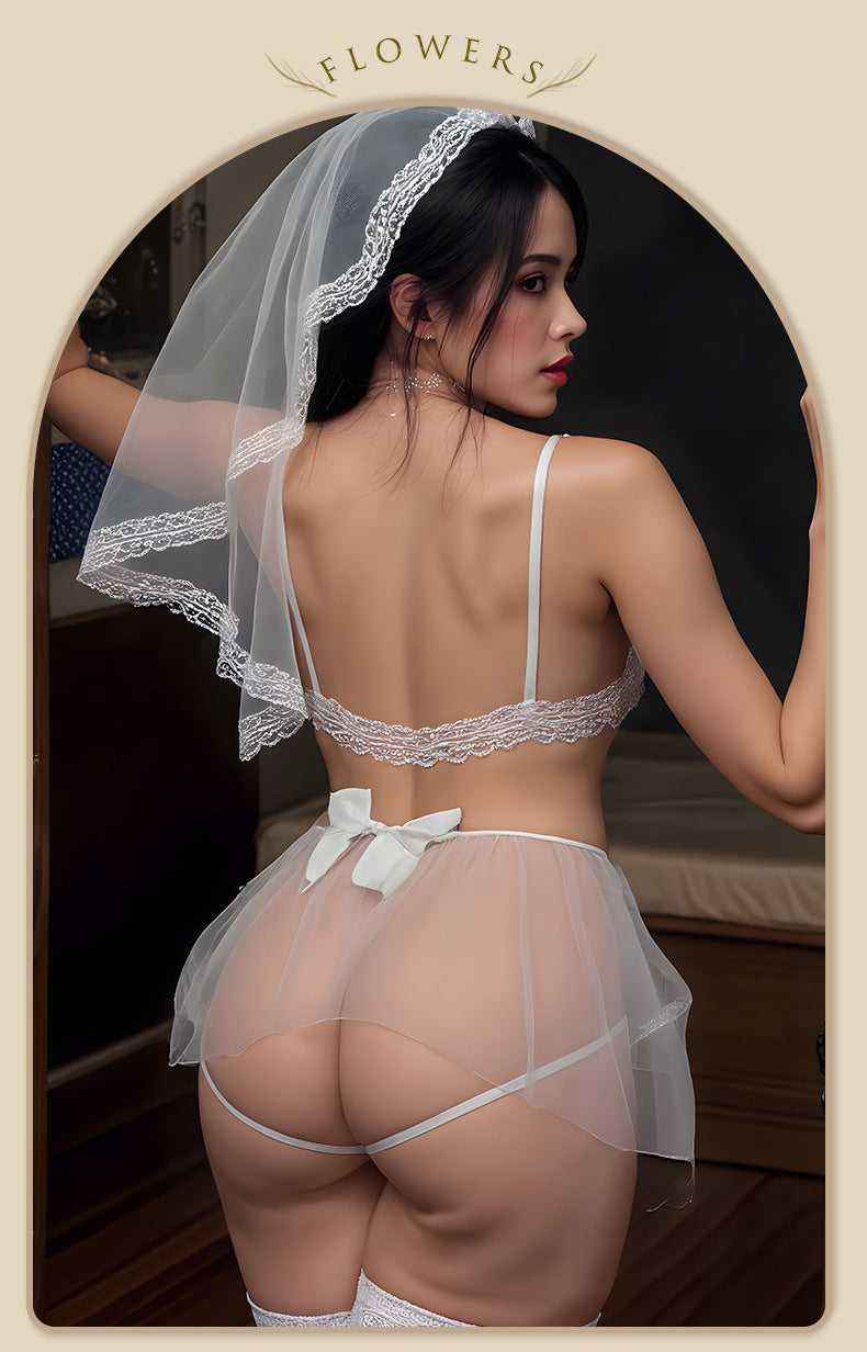 Bridal Mesh Teddy