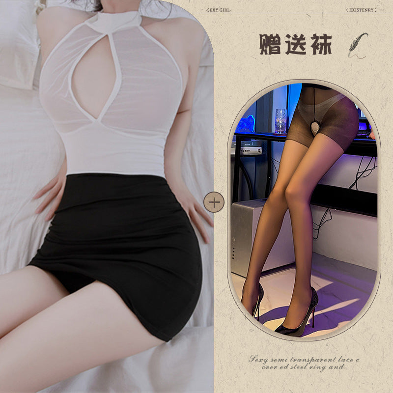 Secretary Style Lingerie Pajamas
