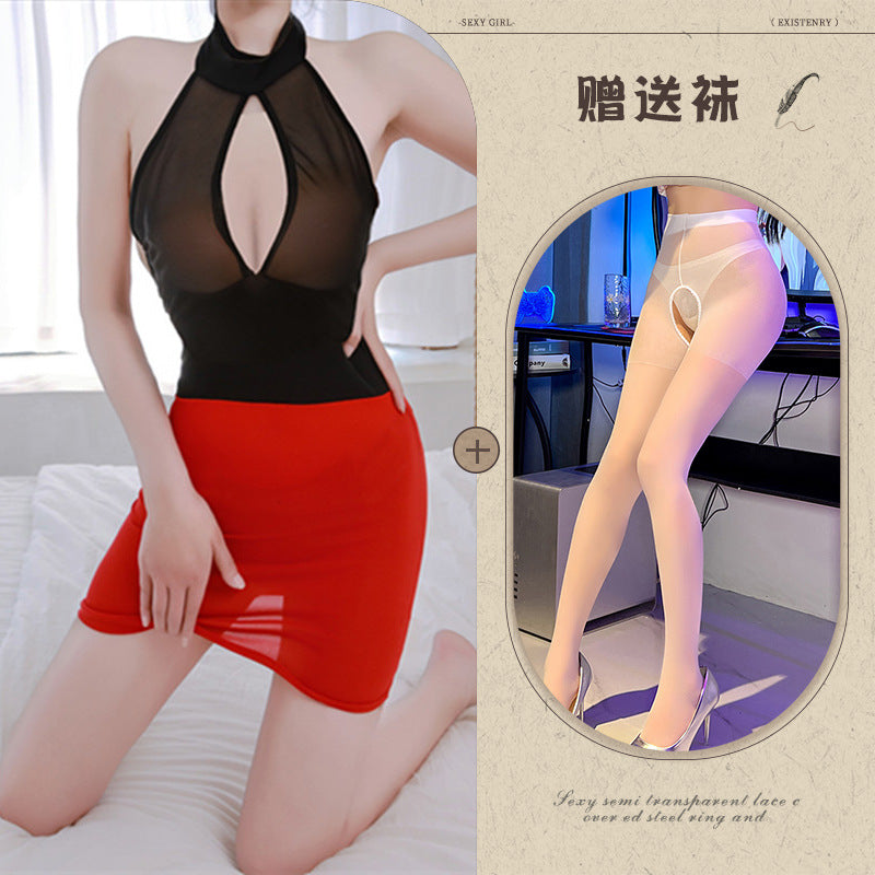 Secretary Style Lingerie Pajamas