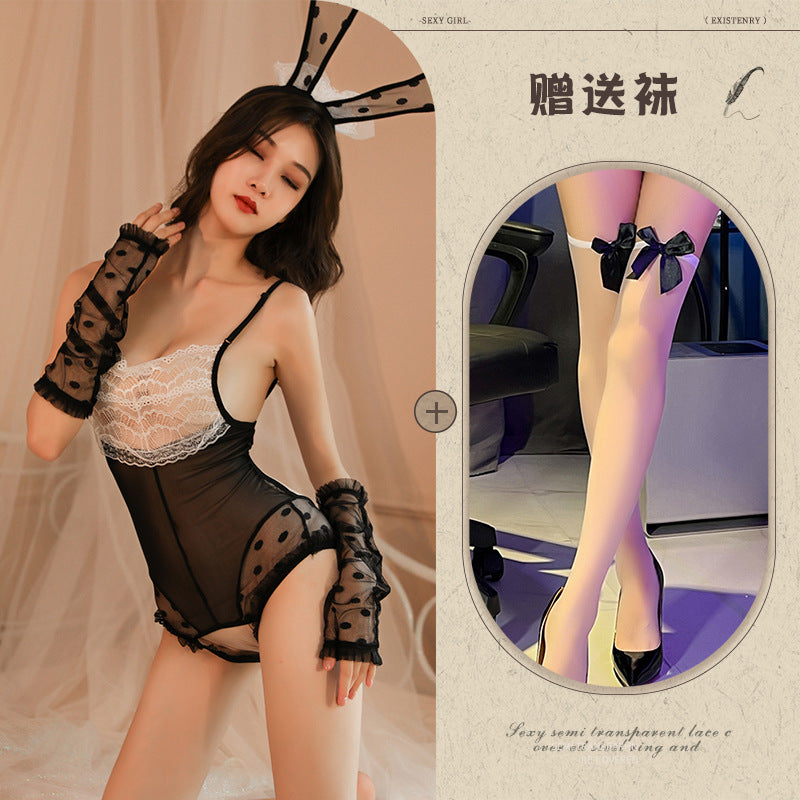 Bunny Open Crotch Set