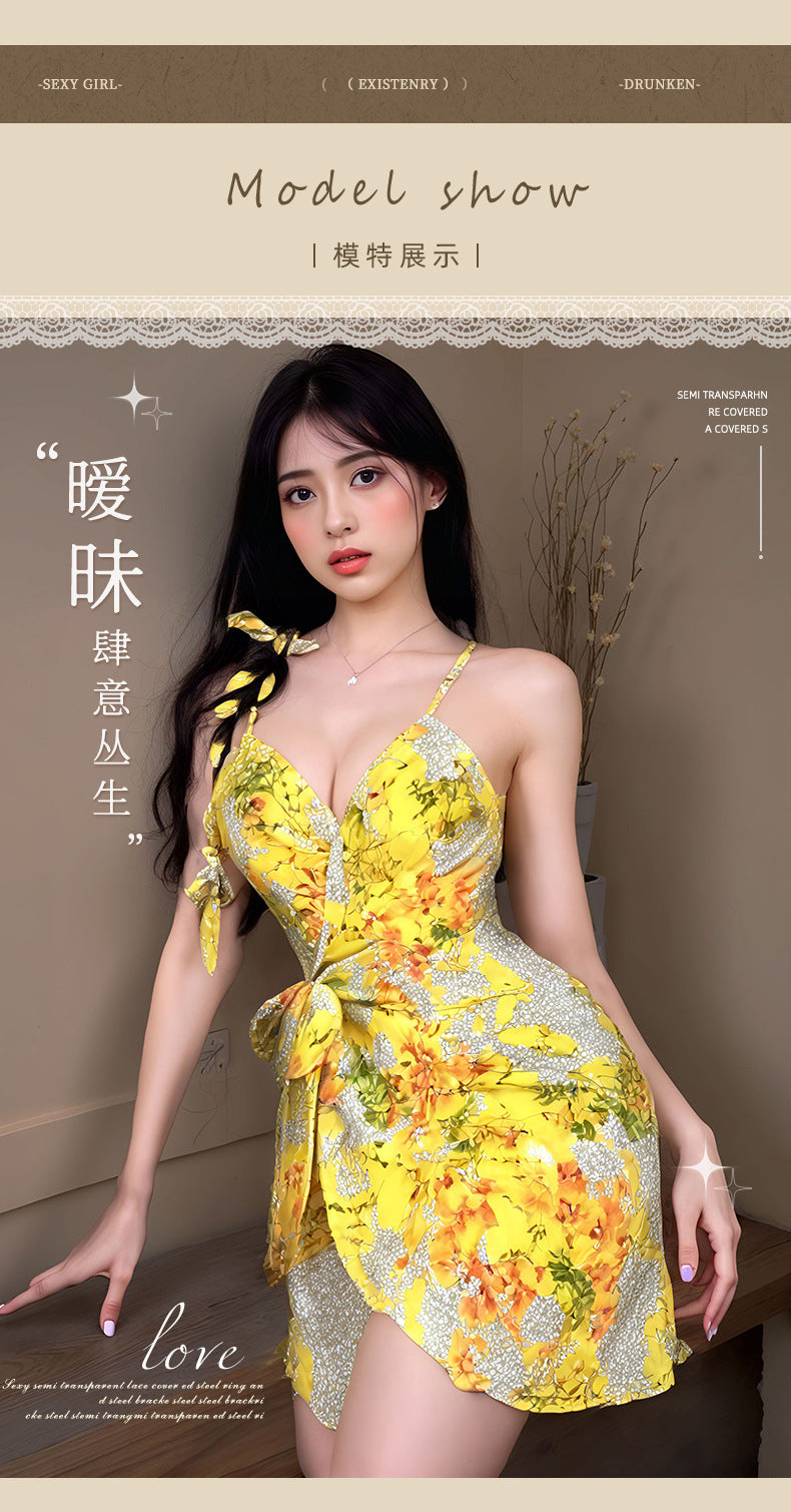 Yellow Lace Chemise