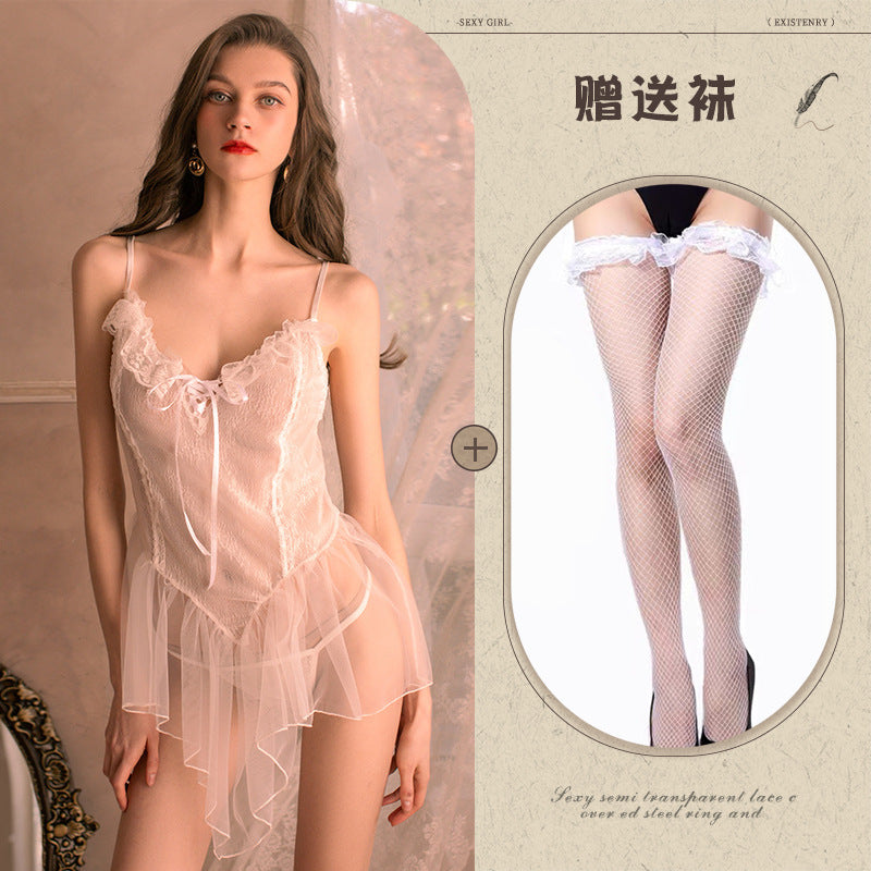 Transparent Lace Chemise