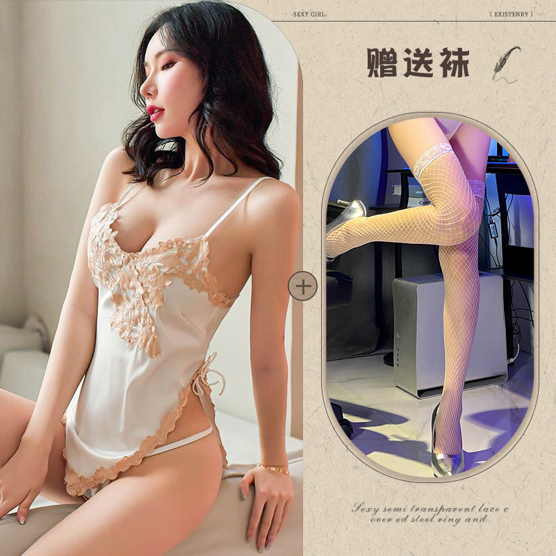 Backless Silk Chemise