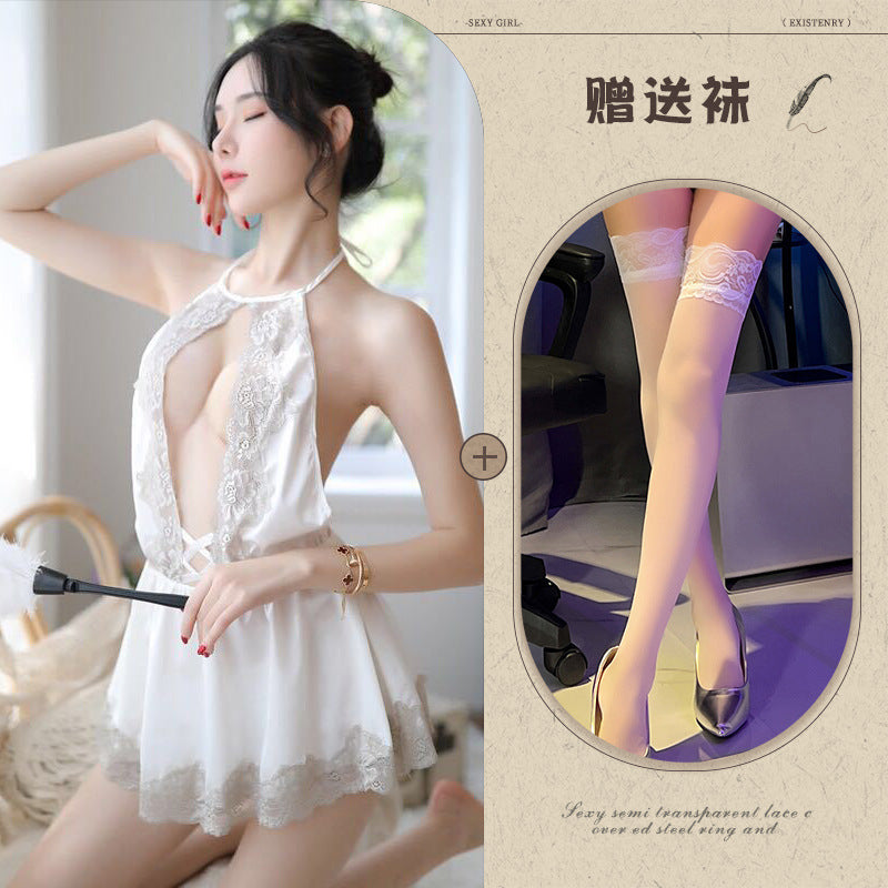 French Maid Lingerie Costume Set