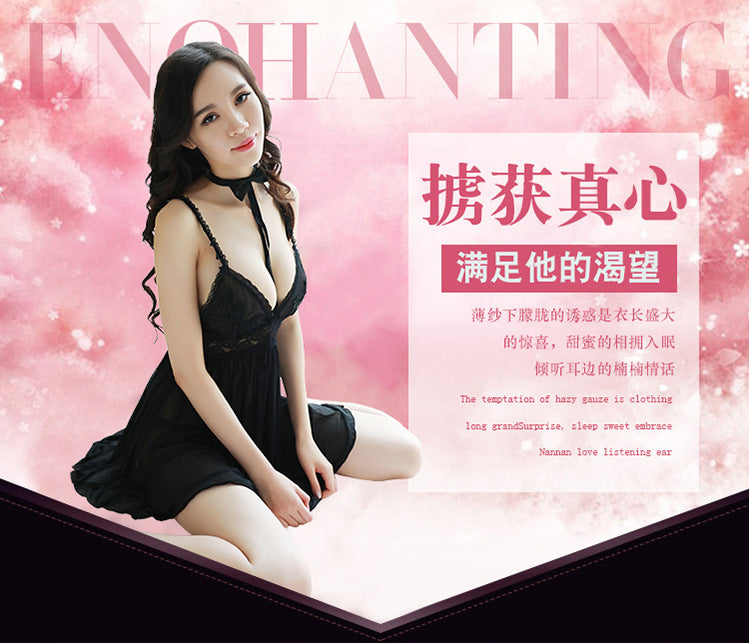 Summer Sheer Chiffon Nightdress