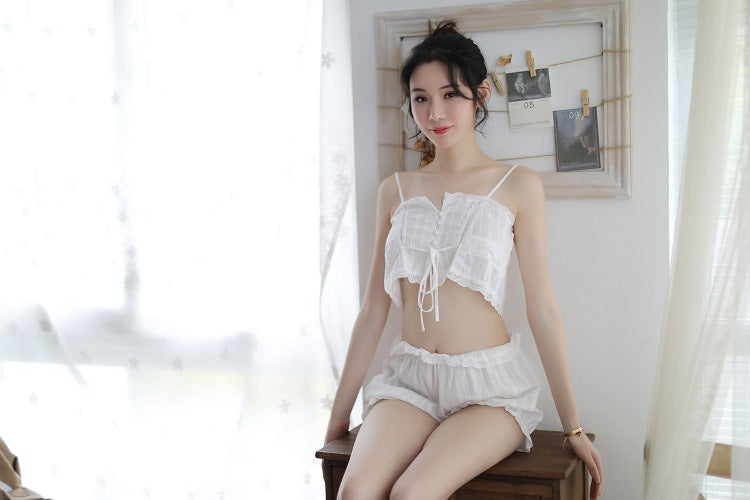 Strapless Lace Teddy Set