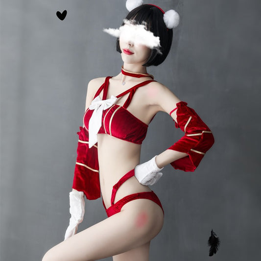 Catwoman Corset with Cut-Out Design