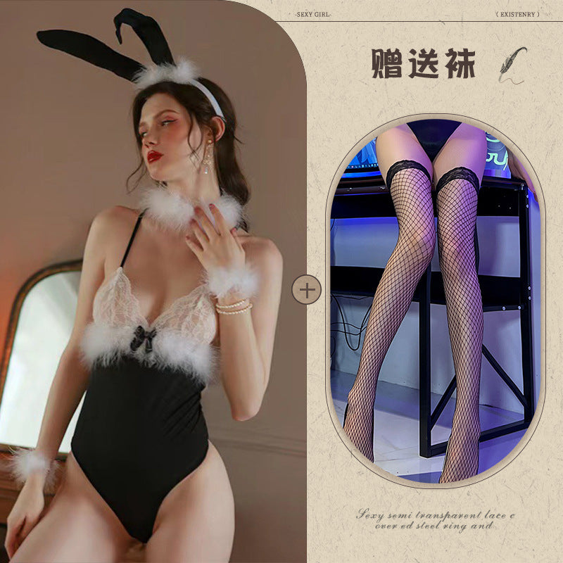 Bunny Open Crotch Set