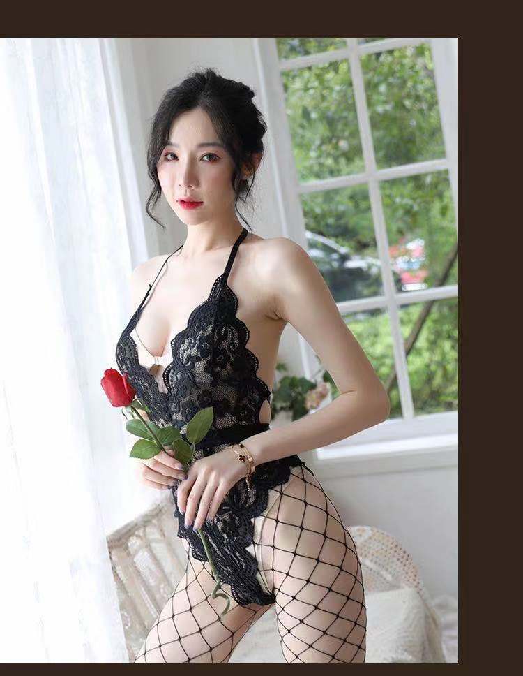 Backless Snap-Crotch Catsuit