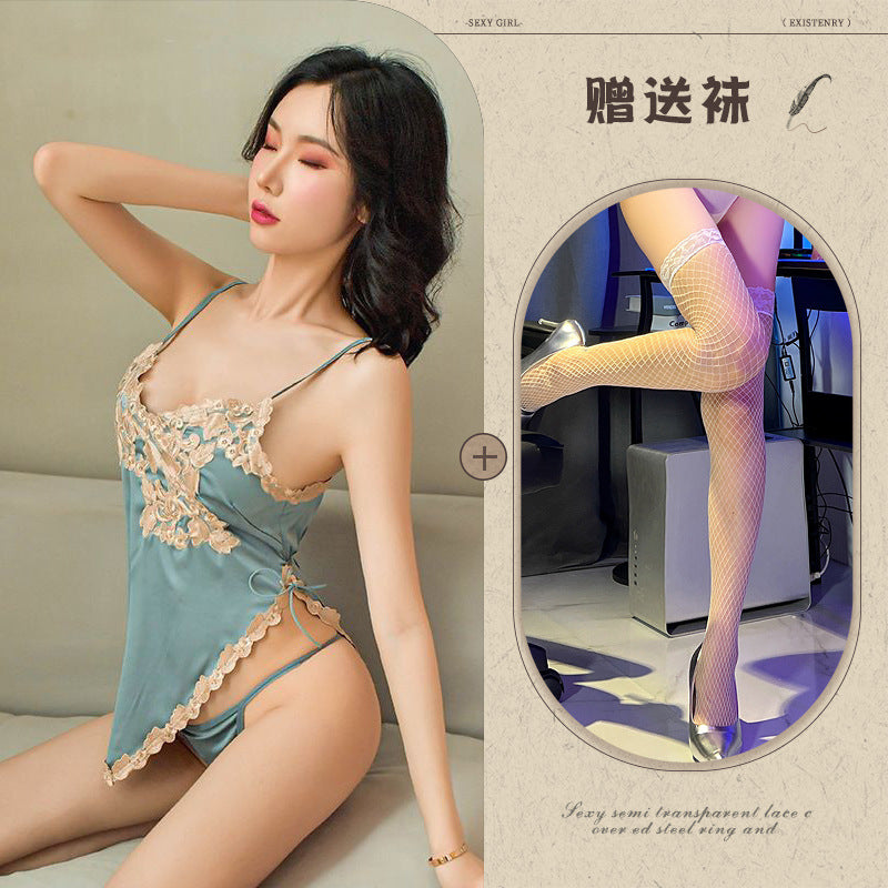 Backless Silk Chemise