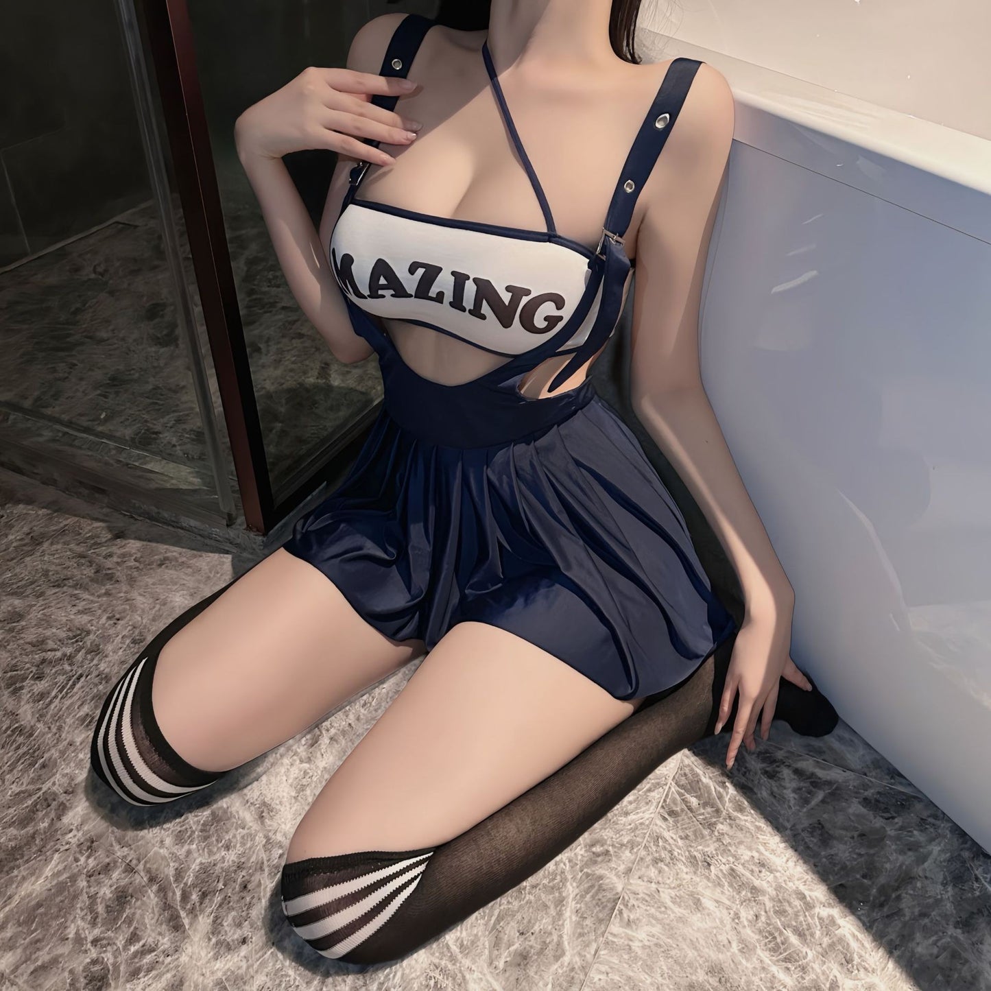 Strapless School Dress