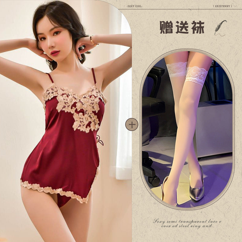 Backless Silk Chemise