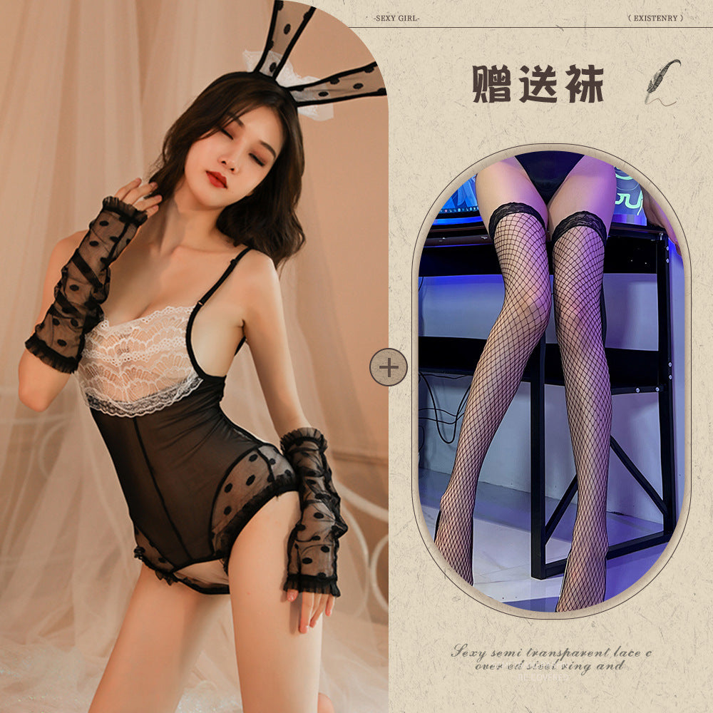 Bunny Open Crotch Set
