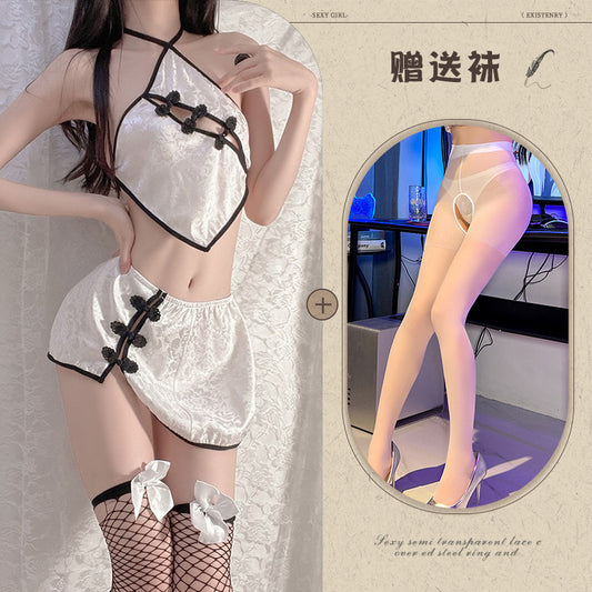 Floral Qipao Bikini Set