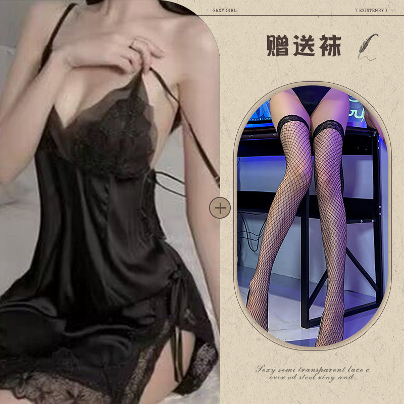 Silid-tulugan na Satin Chemise