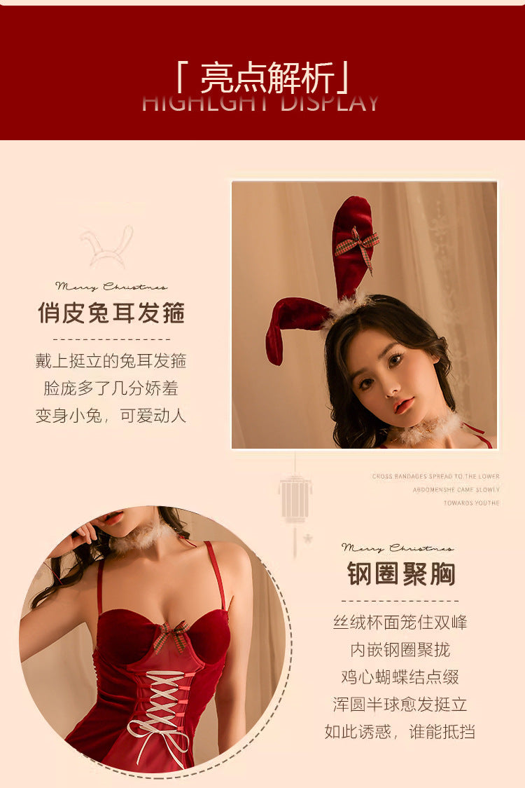 Petite Christmas Lingerie Dress