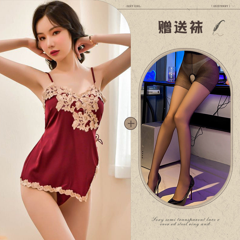Backless Silk Chemise