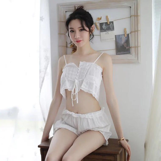 Strapless Lace Teddy Set