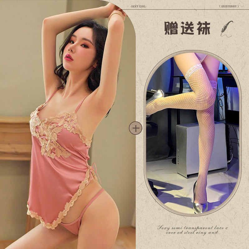 Backless Silk Chemise