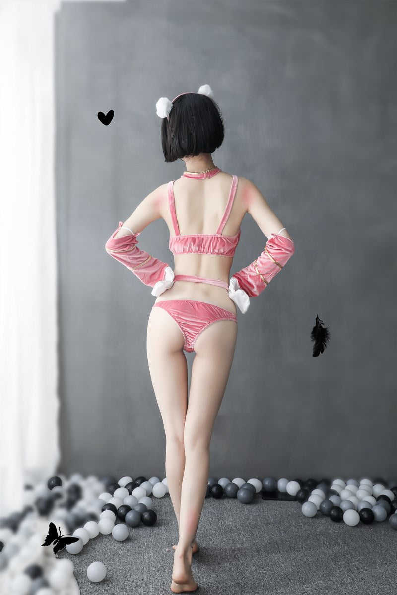 Catwoman Corset with Cut-Out Design