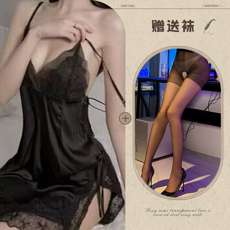 Silid-tulugan na Satin Chemise