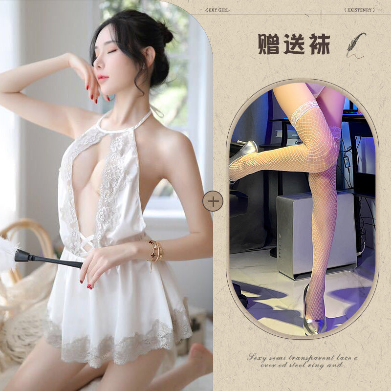 French Maid Lingerie Costume Set