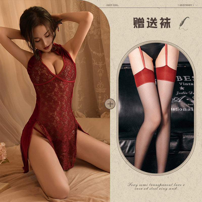 Backless Qipao Set