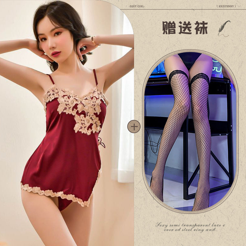 Backless Silk Chemise