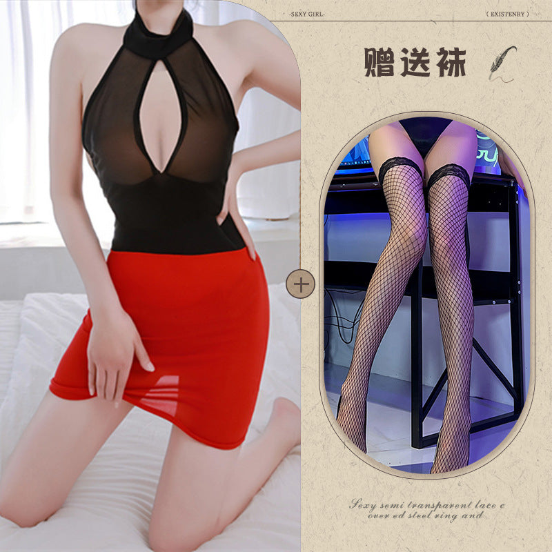 Secretary Style Lingerie Pajamas
