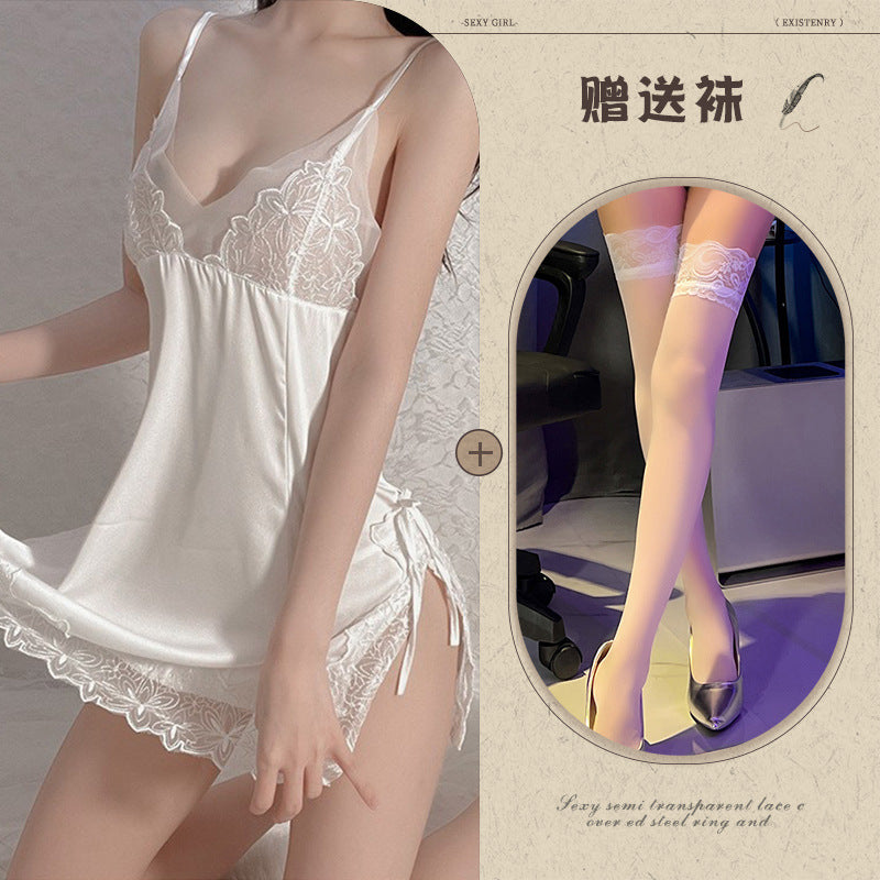 Silid-tulugan na Satin Chemise