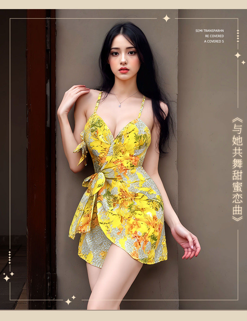 Yellow Lace Chemise