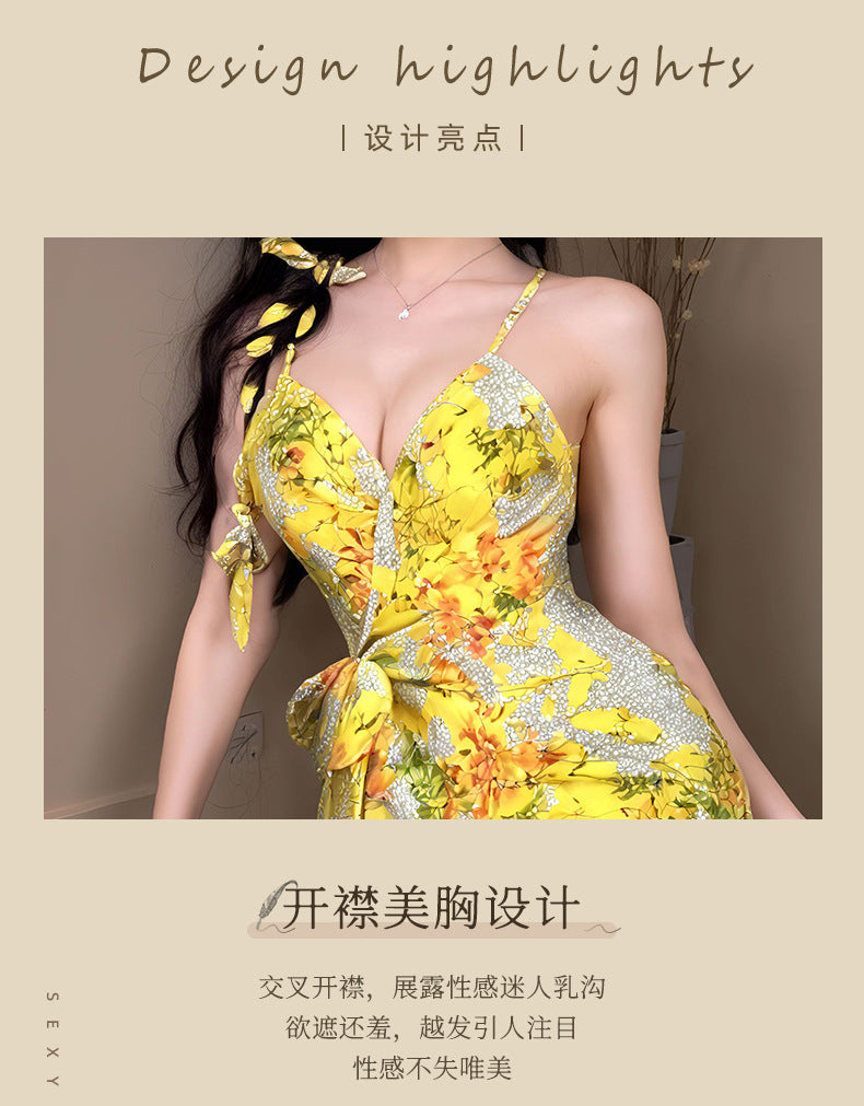 Yellow Lace Chemise