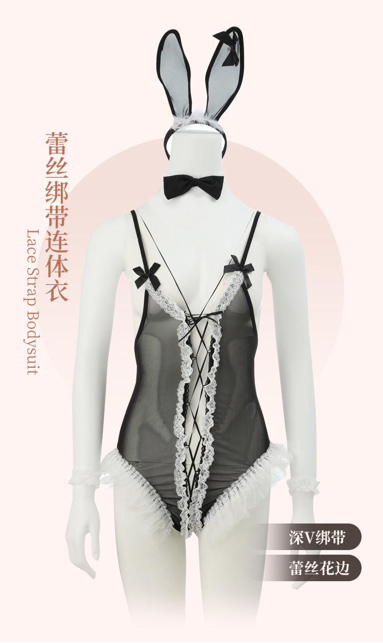 Bunny Open Crotch Set