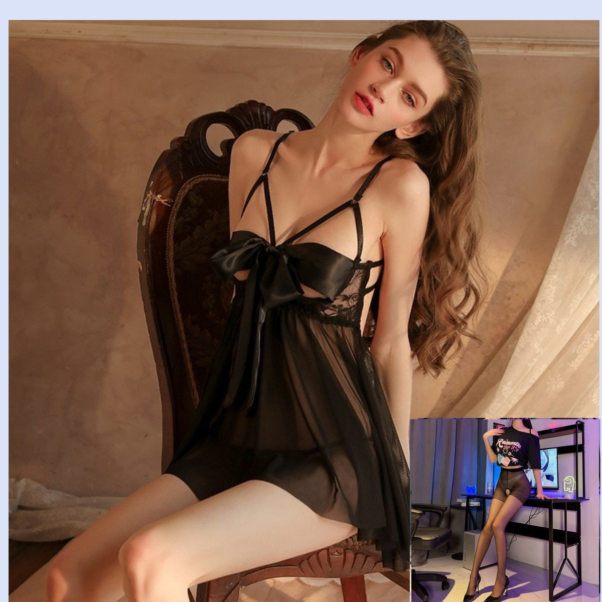Bow Front Nightdress