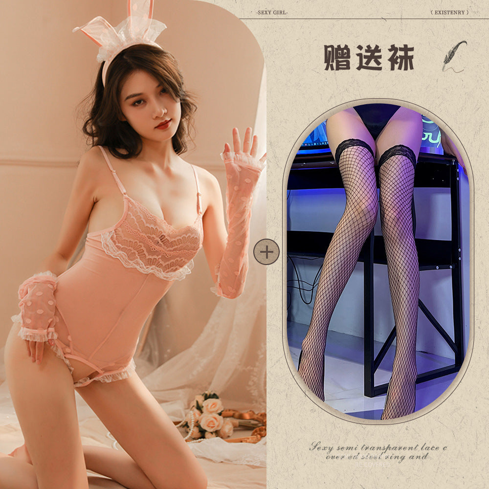 Bunny Open Crotch Set