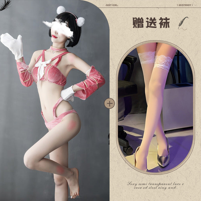 Catwoman Corset with Cut-Out Design