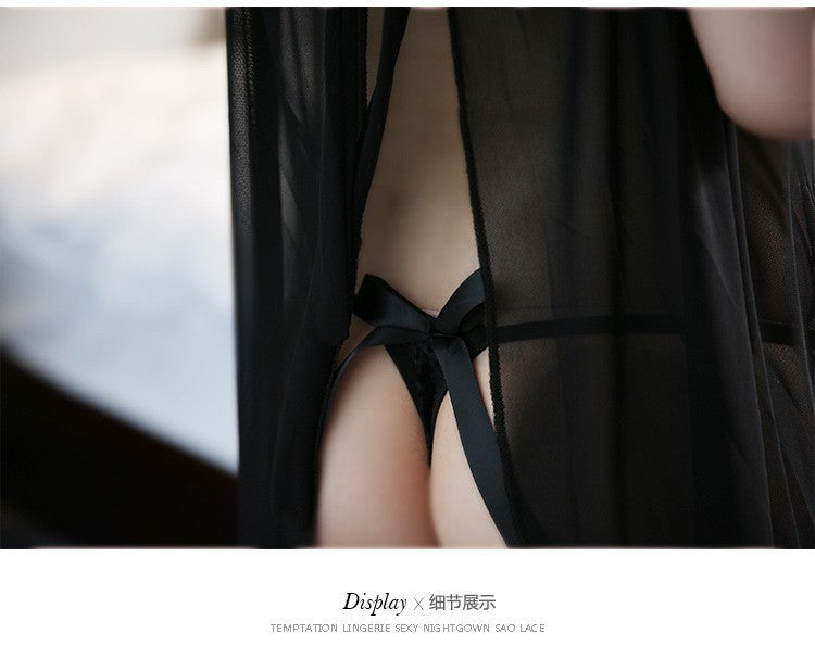 Nude-Tone Lace Pajama Se
