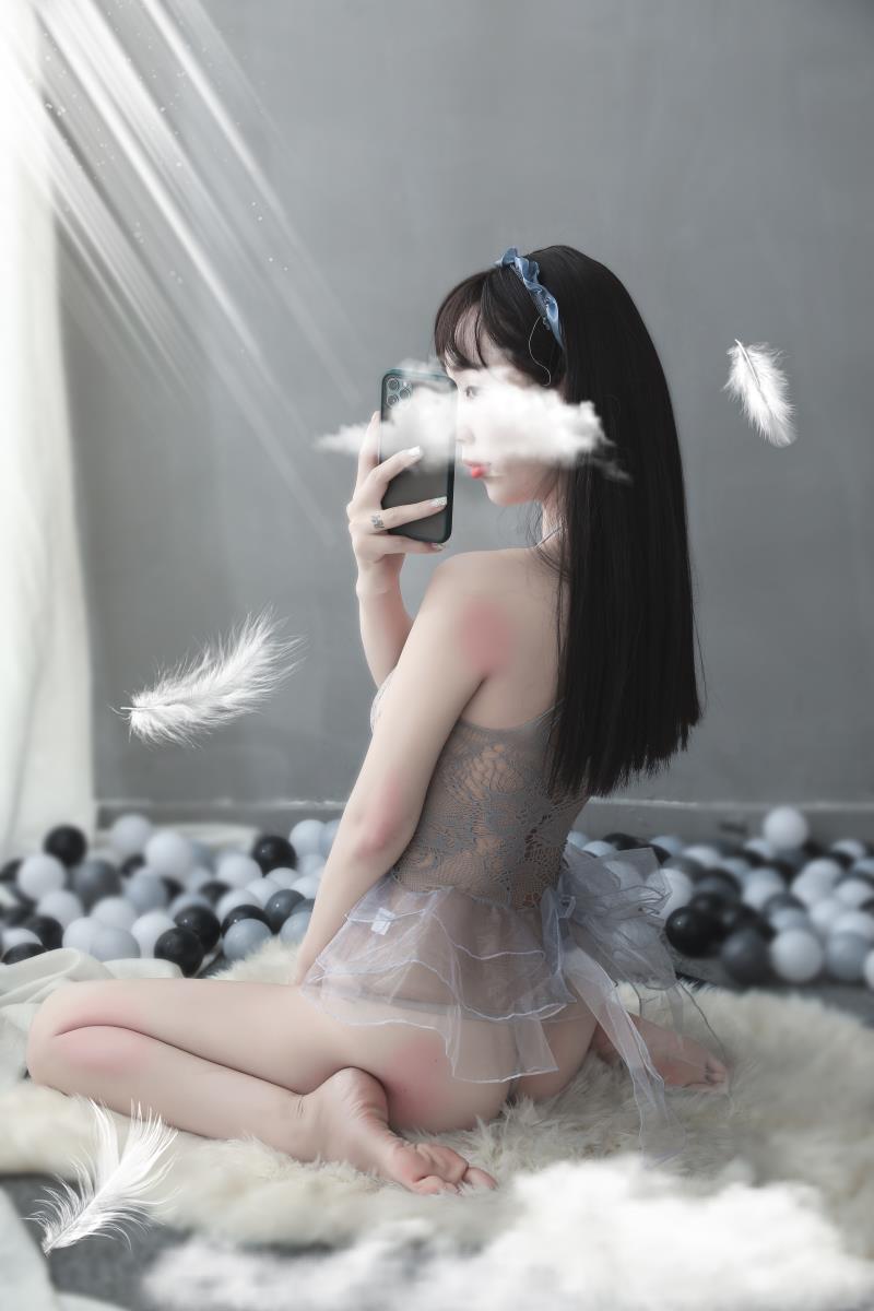 Sheer Cross-Strap Dress