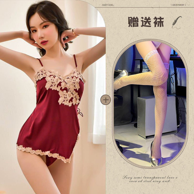 Backless Silk Chemise