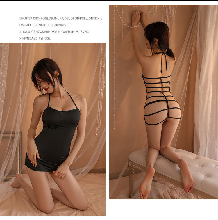 U-cut Sheer Nightdress