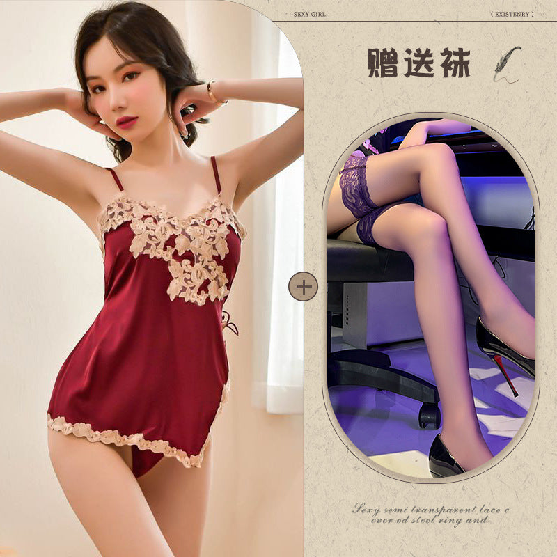 Backless Silk Chemise
