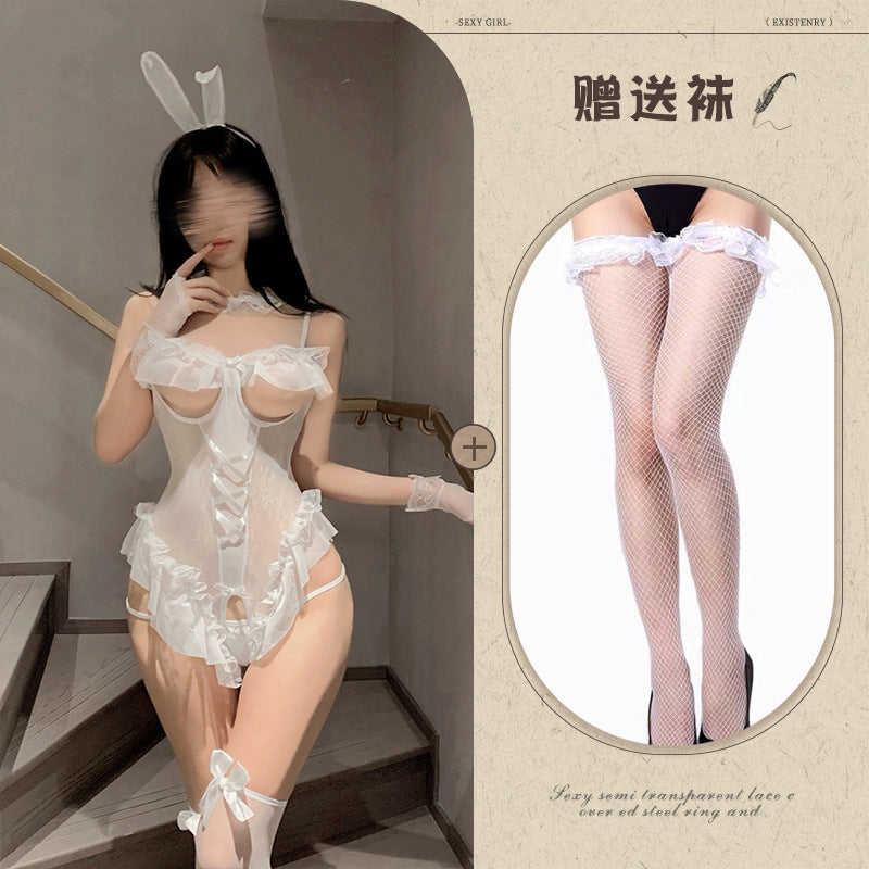 Bunny Lace Teddy Costume