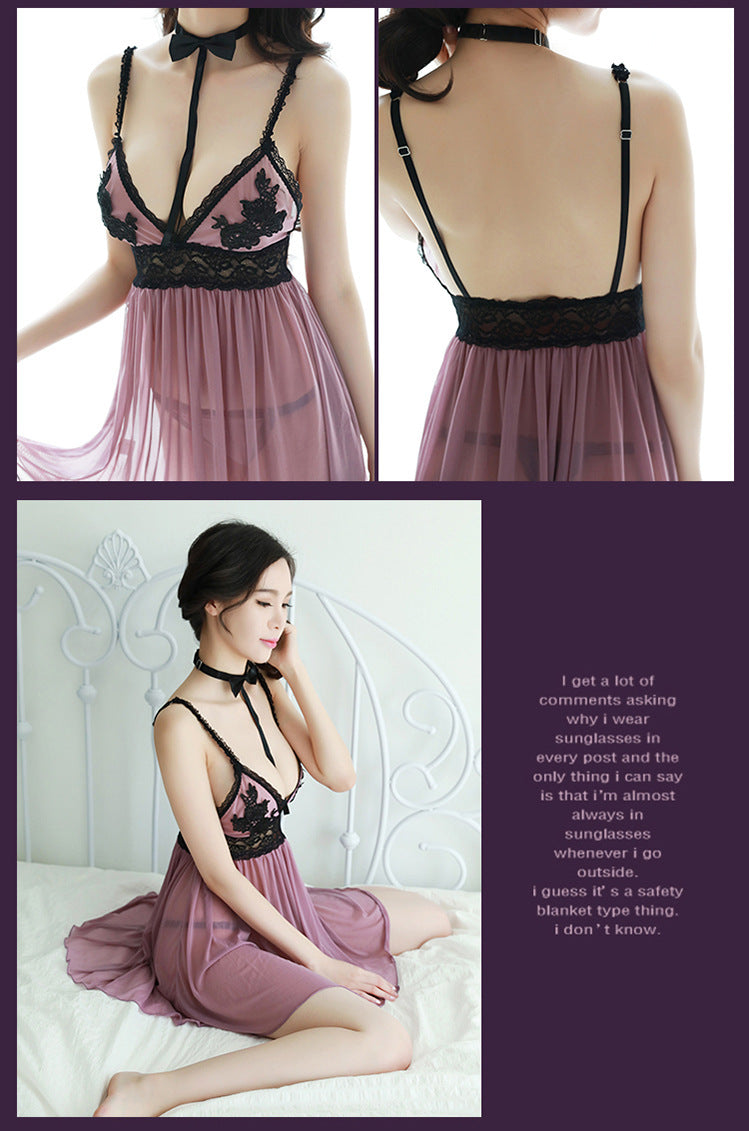 Summer Sheer Chiffon Nightdress