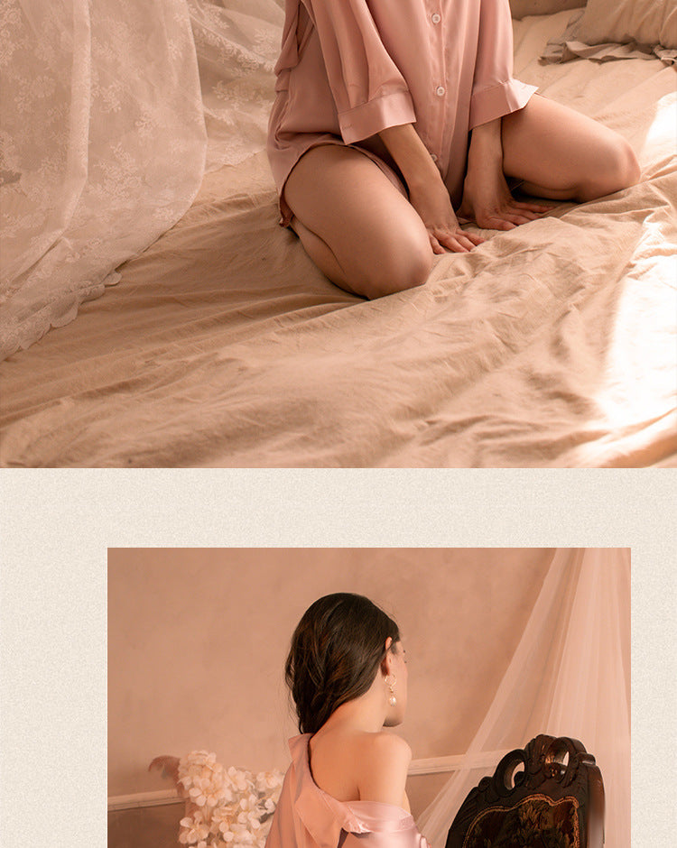 Silk Robe na istilo ng kasintahan