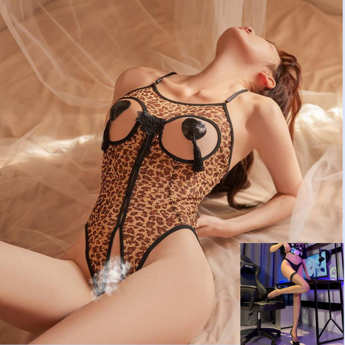 String Bikini Bodysuit