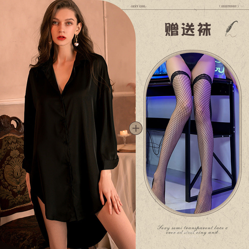 Silk Robe na istilo ng kasintahan