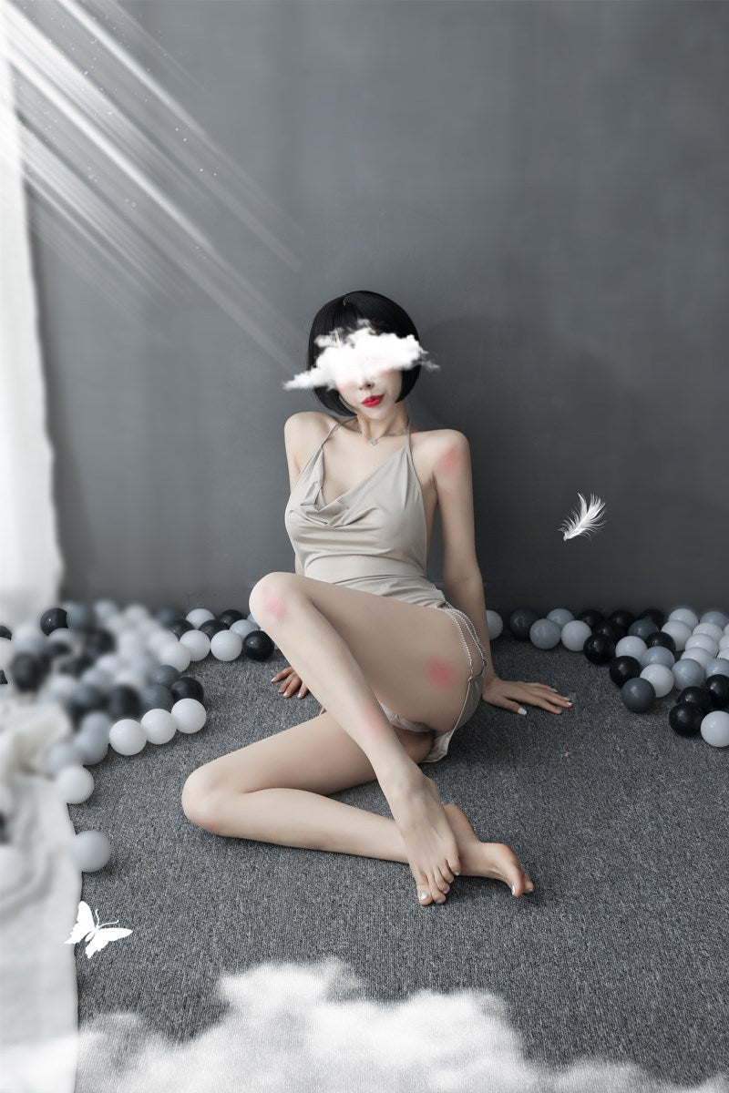 Lace Backless Nightdress